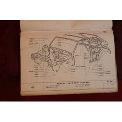 127      BODY SPARE PARTS CATALOGUE (1°EDITION 1971)