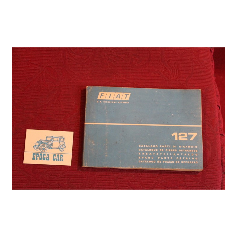 127     CATALOGO PARTI DI RICAMBIO-MECCANICA (1°EDIZIONE 1975- TIPO NUOVO)