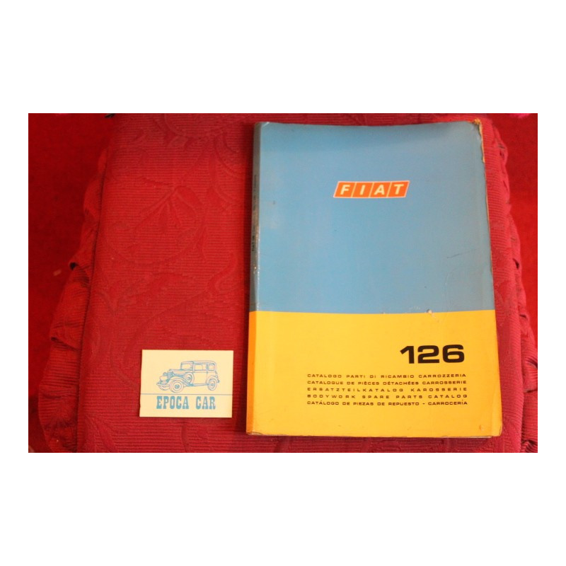 126      BODY SPARE PARTS CATALOGUE (1°EDITION 1972)
