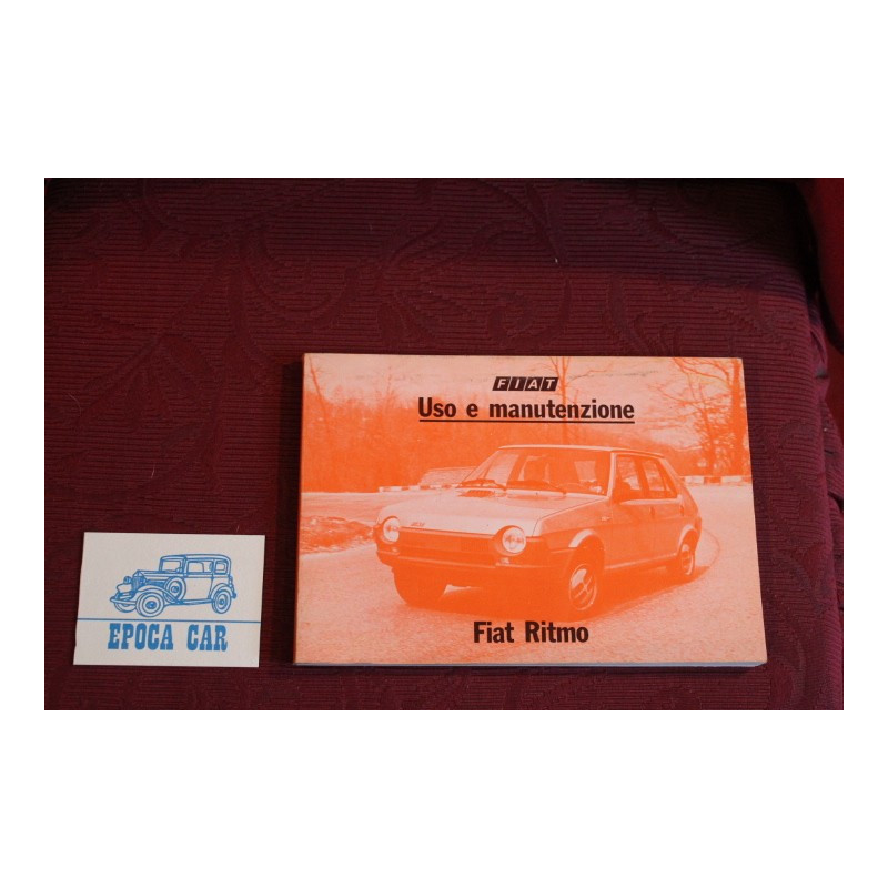 RITMO          USE AND SERVICE BOOK (11°EDITION 1981)