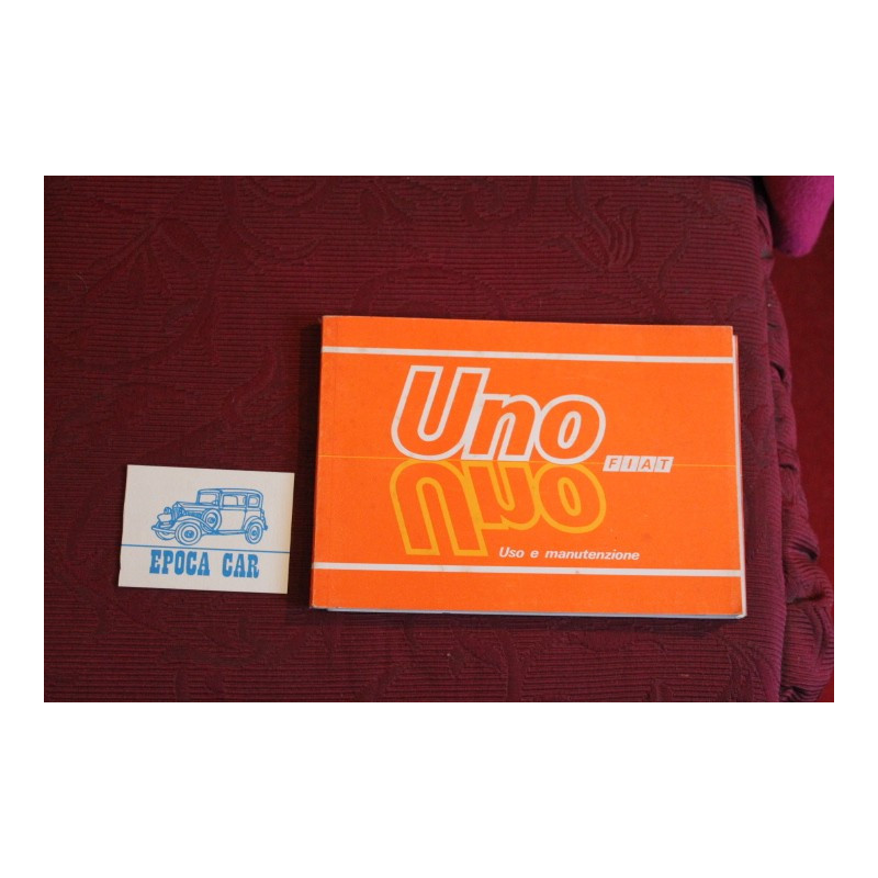 UNO        USE AND SERVICE BOOK (9°EDITION 1989)