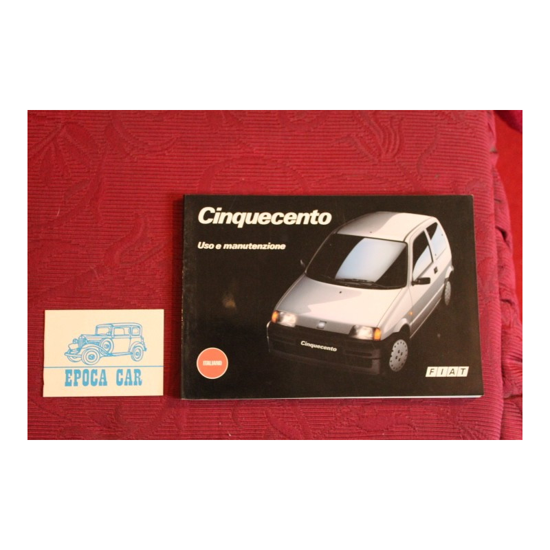 500 (1991)          USE AND SERVICE BOOK (1°EDIZIONE 1992)