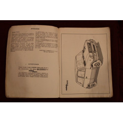 MINI DE TOMASO     LIBRETTO USO E MANUTENZIONE (1978)