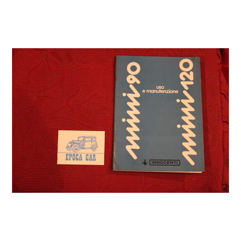 MINI 90 / 120      LIBRETTO USO E MANUTENZIONE (1978)