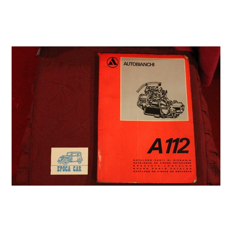 A 112        CATALOGO PARTI DI RICAMBIO-MECCANICA (1°EDIZIONE1970)