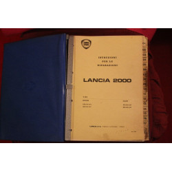 LANCIA 2000     ISTRUZIONI PER LE RIPARAZIONI (1°EDIZIONE 1971 + VARIANTI  '72)
