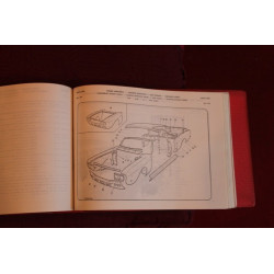 LANCIA 2000       CATALOGO PARTI DI RICAMBIO-MECCANICA E CARROZZERIA (4°EDIZIONE 1972)