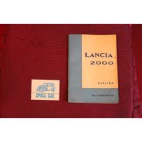 LANCIA 2000 BERLINA      LIBRETTO USO E MANUTENZIONE (1°EDIZIONE 1971)
