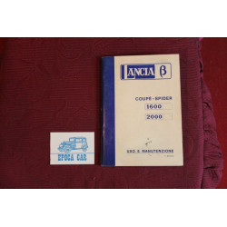 BETA COUPE' SPIDER 1600   2000       LIBRETTO USO E MANUTENZIONE (7°EDIZIONE 1977)