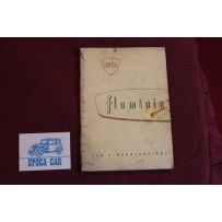 FLAMINIA      LIBRETTO USO E MANUTENZIONE (1°EDIZIONE 1960) copertina in non perfette condizioni, ma interno in buono stato.