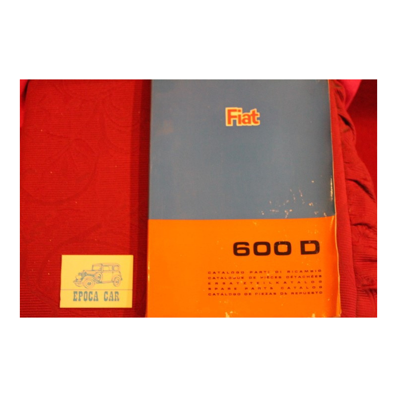 600 D     CATALOGO PARTI DI RICAMBIO-MECCANICA (1°EDIZIONE 1967)