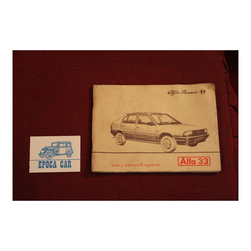 ALFA33      LIBRETTO USO E MANUTENZIONE (1983)