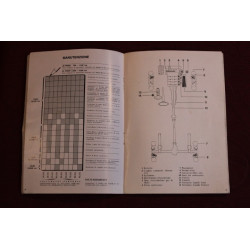 NUOVA GIULIA SUPER 1300 1600    USE AND SERVICE BOOK (1976)
