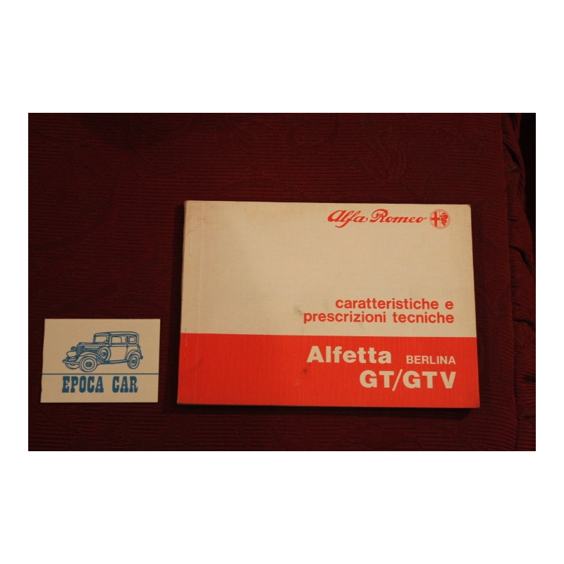 ALFETTA / GT / GTV     HANDBOOK FOR REPAIRS (1981)