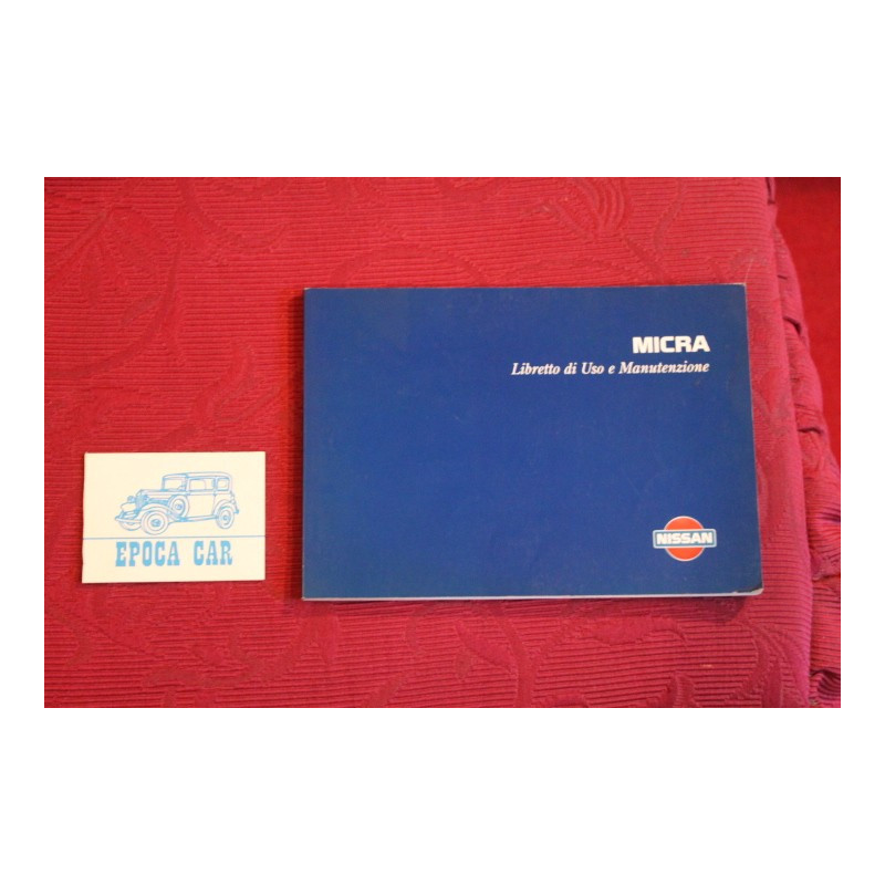 NISSAN MICRA     USE AND SERVICE BOOK (1996) IN ITALIAN