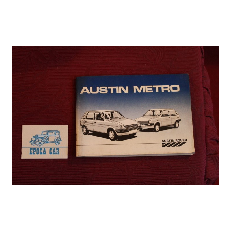 AUSTIN  METRO     LIBRETTO USO E MANUTENZIONE (1985) IN ITALIANO