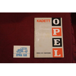 OPEL KADETT        USE AND SERVICE BOOK (1964) IN ITALIAN