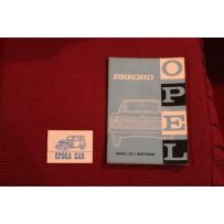 OPEL REKORD     USE AND SERVICE BOOK (1963) IN ITALIAN