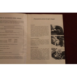 OPEL REKORD     USE AND SERVICE BOOK (1963) IN ITALIAN