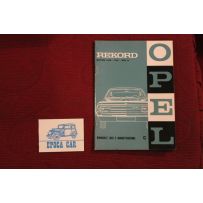 OPEL REKORD    USE AND SERVICE BOOK (1968) IN ITALIAN