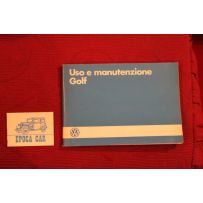 VOLKSWAGEN GOLF   USE AND SERVICE BOOK (1985) IN ITALIAN
