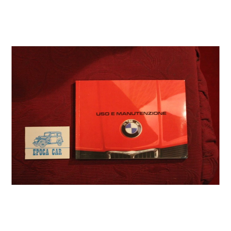 BMW 315 316 318i 320 323i     USE AND SERVICE BOOK (1981) IN ITALIAN