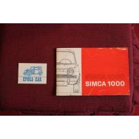 SIMCA 1000      USE AND SERVICE BOOK    IN ITALIAN AND GERMAN