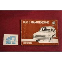 TALBOT HORIZON     USE AND SERVICE BOOK   IN ITALIAN