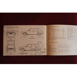 TALBOT HORIZON     USE AND SERVICE BOOK   IN ITALIAN
