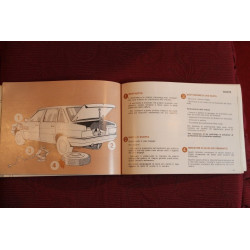 TALBOT SOLARA       USE AND SERVICE BOOK   IN ITALIAN