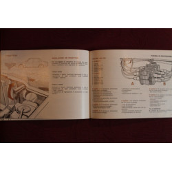 TALBOT SOLARA     LIBRETTO USO E MANUTENZIONE IN ITALIANO