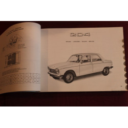 PEUGEOT LA PRODUCTION 1973   SPECIFICATIONS OF ALL MODELS 1973   MULTILINGUAL