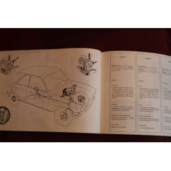 PEUGEOT 104 ZS   SPECIFICATIONS (1975)  MULTILINGUAL