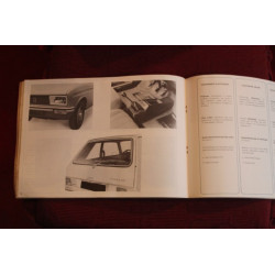 PEUGEOT 104 ZS     DATI TECNICI E CARATTERISTICHE (1975) MULTILINGUE
