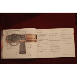 RENAULT 21     USE AND SERVICE BOOK   IN ITALIAN