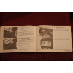 RENAULT 12    LIBRETTO USO E MANUTENZIONE (1972) IN ITALIANO copertina rovinata, interno buono