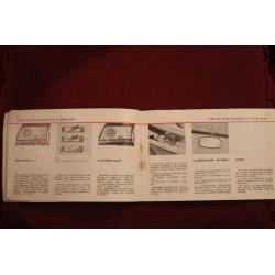 RENAULT  R 1130   USE AND SERVICE BOOK IN ITALIAN