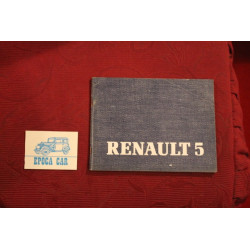 RENAULT 5   USE AND SERVICE BOOK (1985) IN ITALIAN