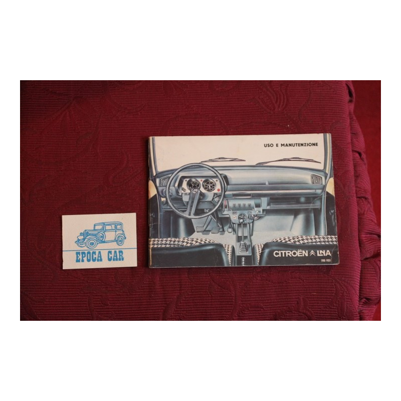 CITROEN LNA     LIBRETTO USO E MANUTENZIONE (1982)  IN ITALIANO