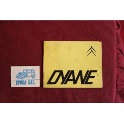 CITROEN DYANE 4 / 6   LIBRETTO USO E MANUTENZIONE (1972) IN ITALIANO  4° di copertina sporca