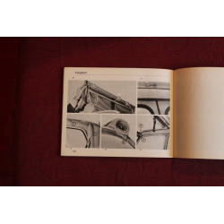 CITROEN DYANE 4 / 6   LIBRETTO USO E MANUTENZIONE (1972) IN ITALIANO  4° di copertina sporca