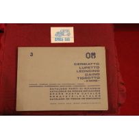 CERBIATTO / LUPETTO / LEONCINO / DAINO /TIGROTTO 2° S. CATALOGO PARTI DI RIC. CARR. (1969)