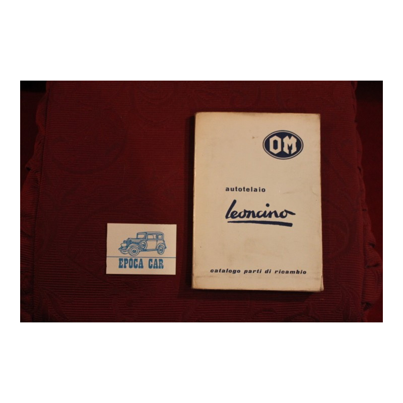 LEONCINO  CHASSIS    MECHANICS SPARE PARTS CATALOGUE (1° EDITION 1962) good conditions