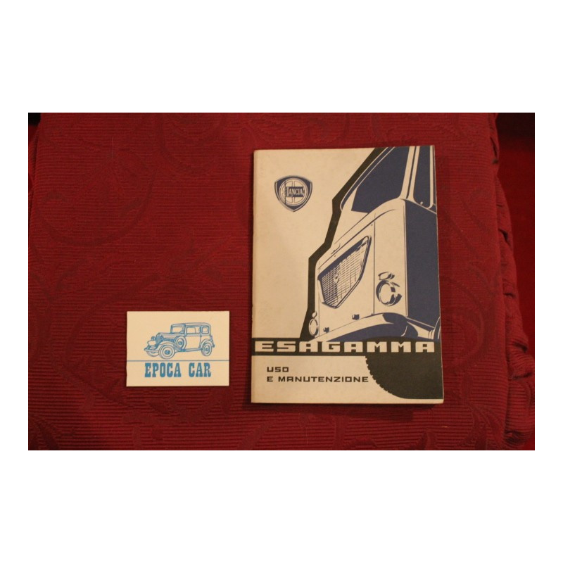 ESAGAMMA     USE AND SERVICE BOOK (2° EDITION 1964) perfect conditions