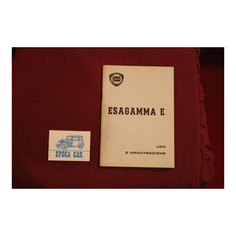 ESAGAMMA  E    LIBRETTO USO E MANUTENZIONE  (1° ED. 1966) ottimo stato