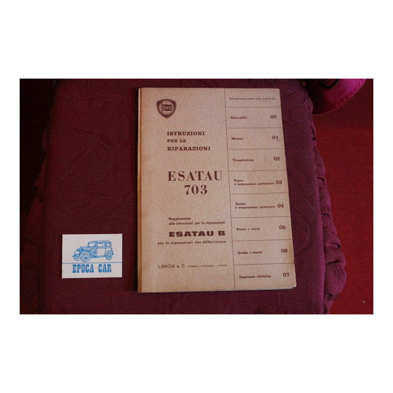 ESATAU   703     HANDBOOK FOR REPAIRS (1960) perfect condition