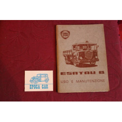ESATAU B     USE AND SERVICE BOOK (1958) good condition
