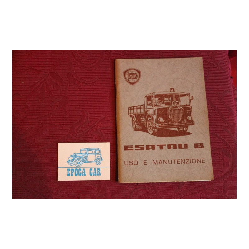 ESATAU B     USE AND SERVICE BOOK (1958) good condition