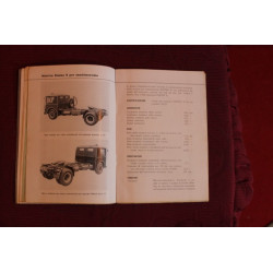 ESATAU B     USE AND SERVICE BOOK (1958) good condition