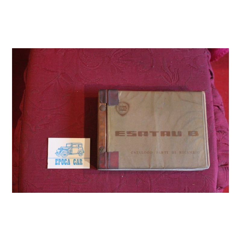 ESATAU B   SPARE PARTS CATALOGUE (2° EDITION 1960) cover with defect, some pages dirty